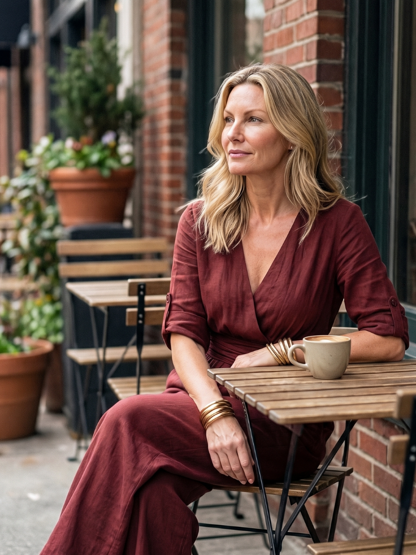 Dorothy | Wide-Leg Crossover Jumpsuit