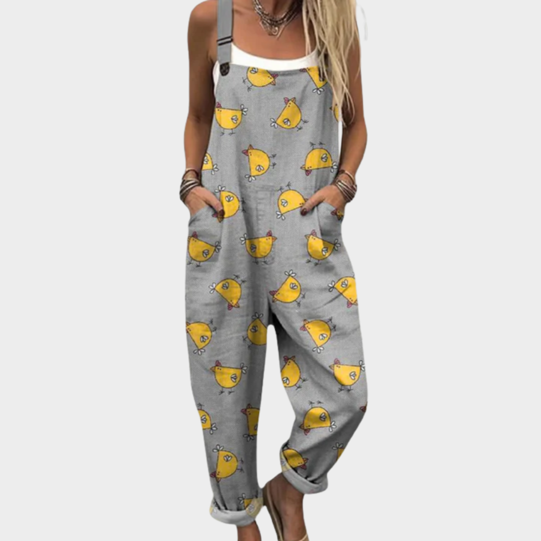 Linda | Printed Comfort Jumpsuit