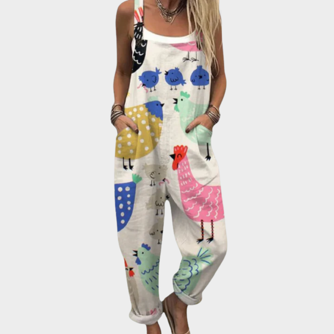 Peggy | Printed Comfort Jumpsuit