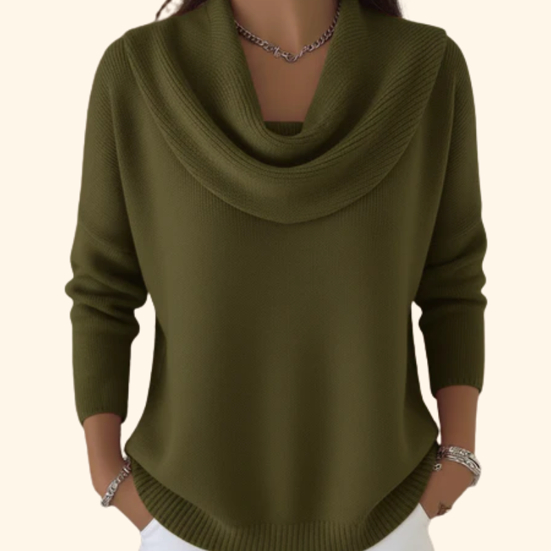 Victoire™ | Pull Doux à Col Bénitier