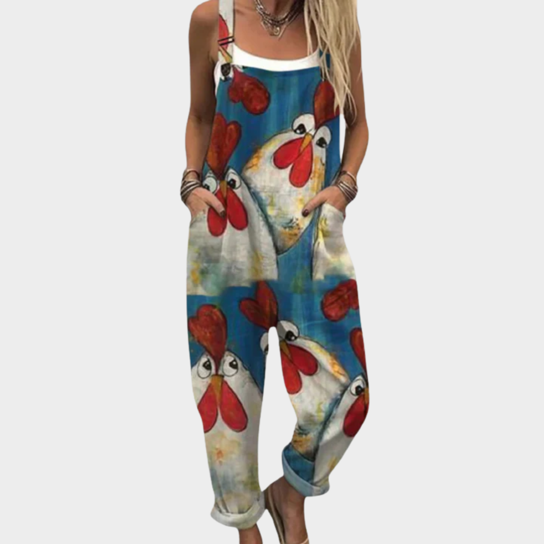Karen | Printed Comfort Jumpsuit