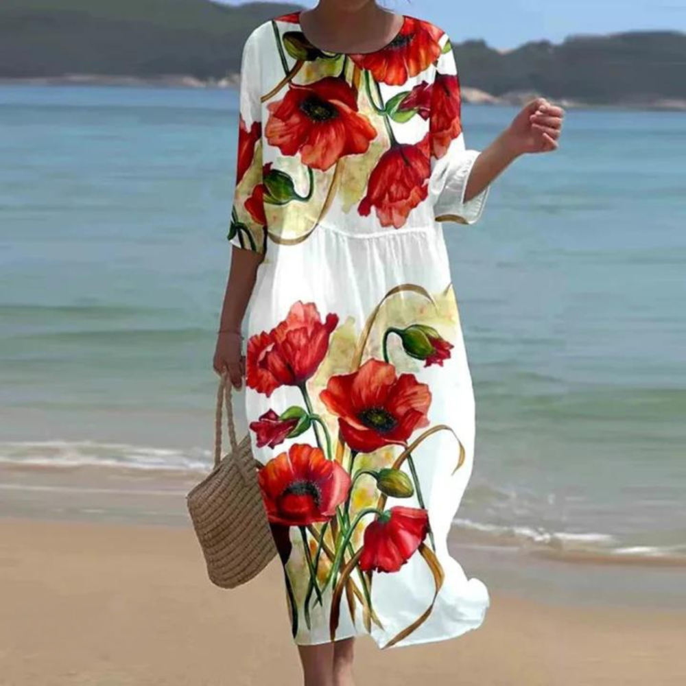Marina | Summer Printed Dress