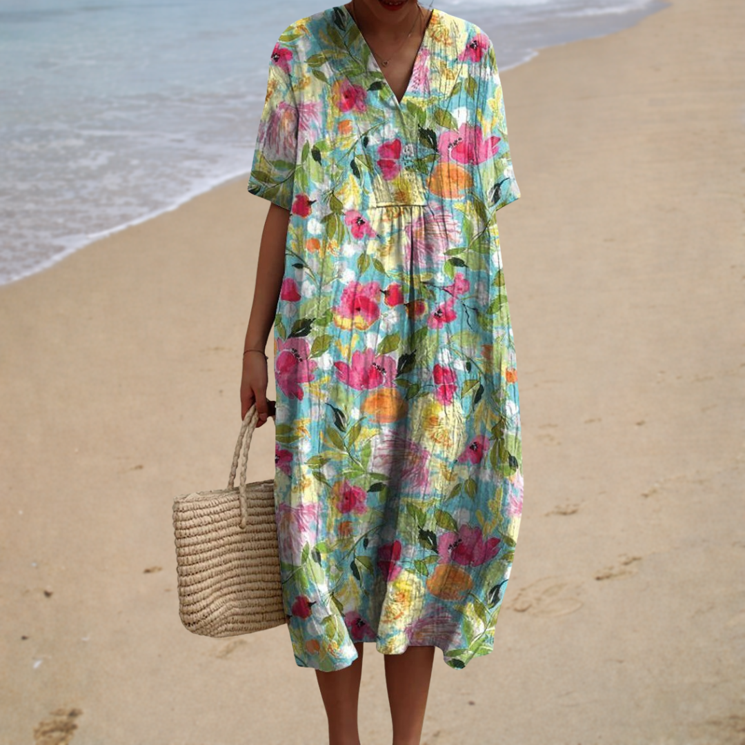 Comfortable Summer Dress Flowers