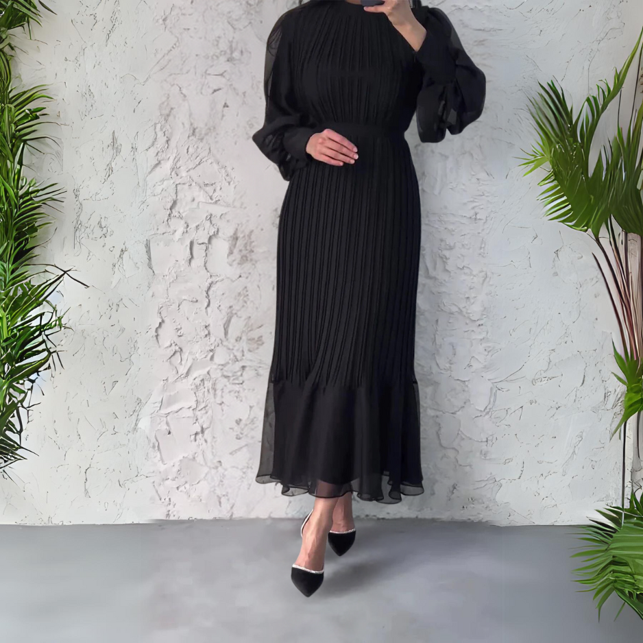 Hazel | Pleated Elegant Dress