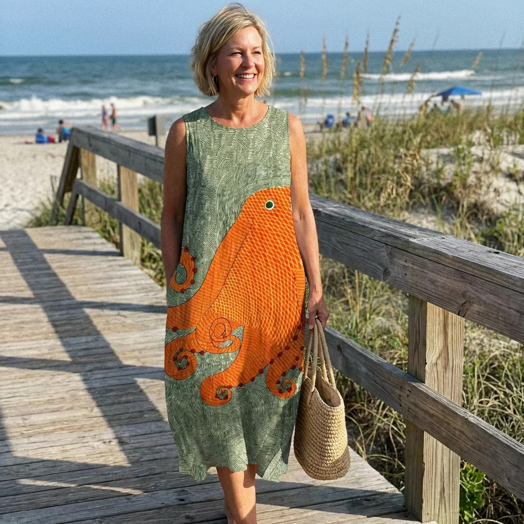 Vera | Bohemian Midi Dress