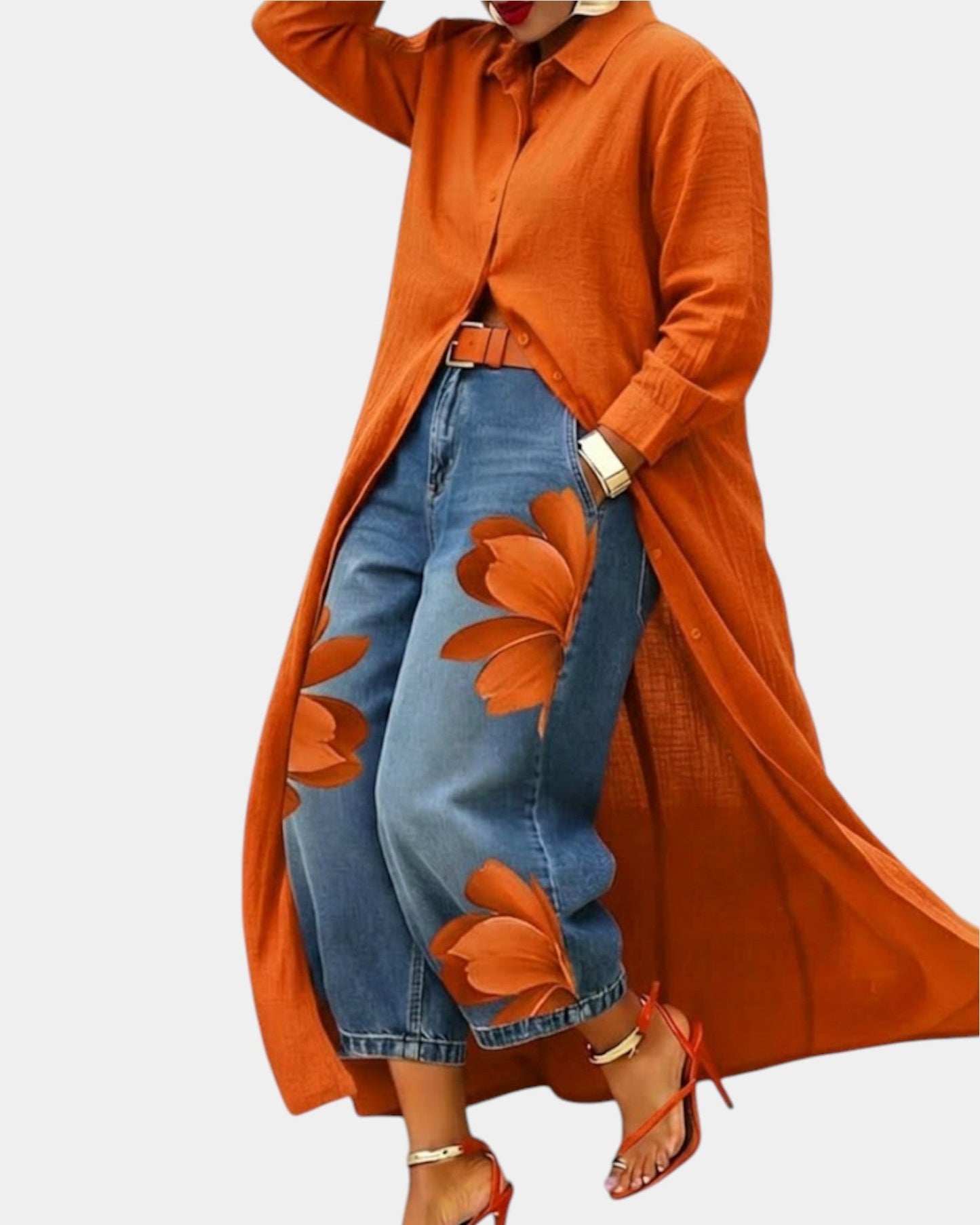 Celine | Effortless Elegance, Wide-Leg Denim Set