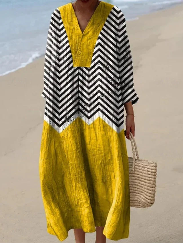 Cassia | Boho Printed Dress