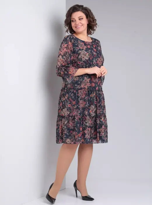 Oriane | Elegant Floral Dress with a Timeless Style