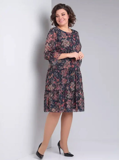 Oriane | Elegant Floral Dress with a Timeless Style