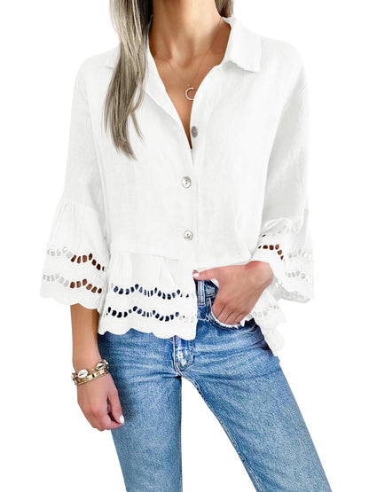 Eleanor™ | Timeless Lace Blouse