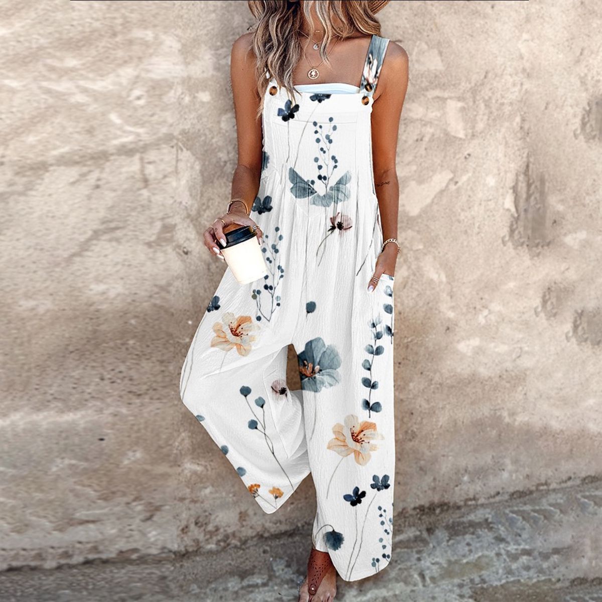 Alberta | Printed Comfort Jumpsuit