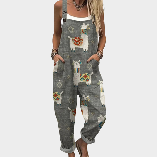 Gladys | Printed Comfort Jumpsuit