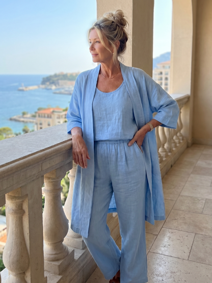 Frances | Relaxed Three-Piece Top & Pants Set