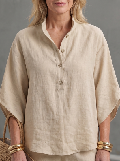 Carolyn | Button Tunic & Pants Set