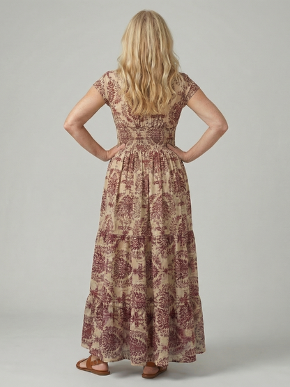 Melior | Printed Flow Maxi Dress