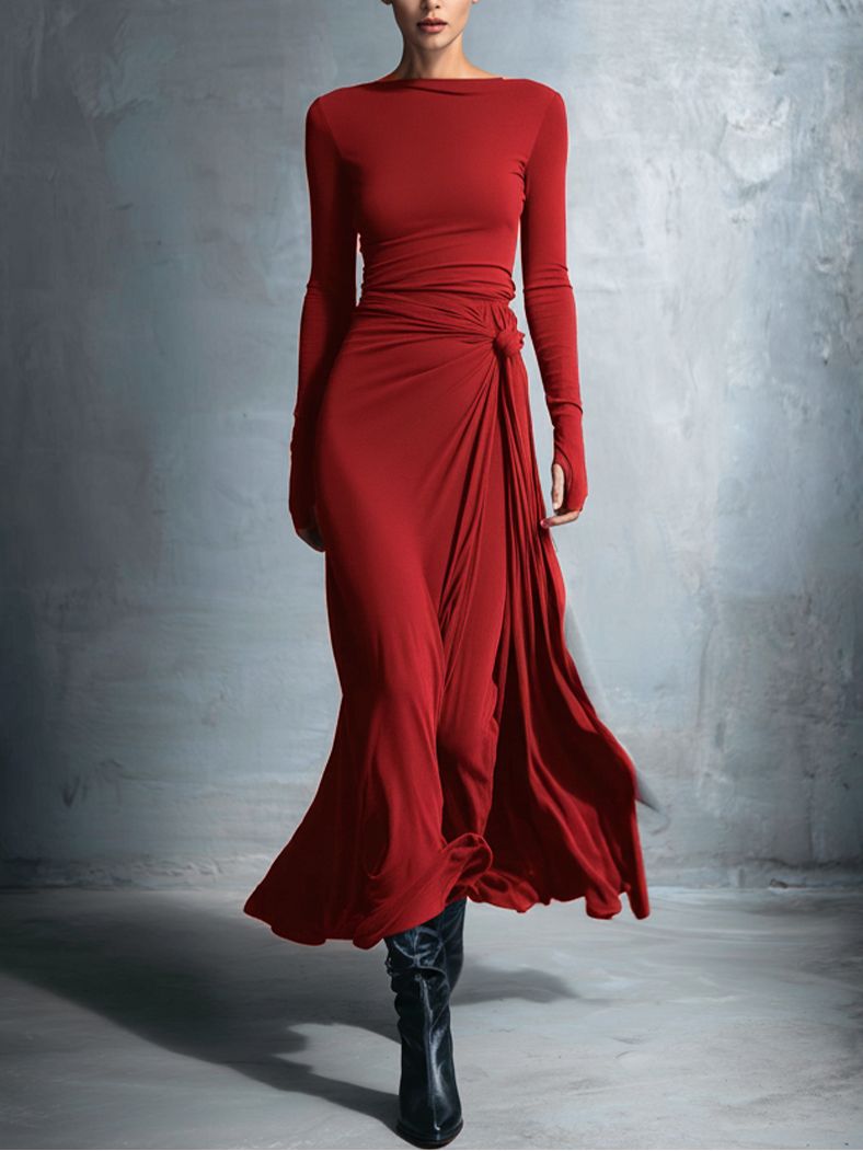 Lyla - Elegant Fluid Maxi Dress