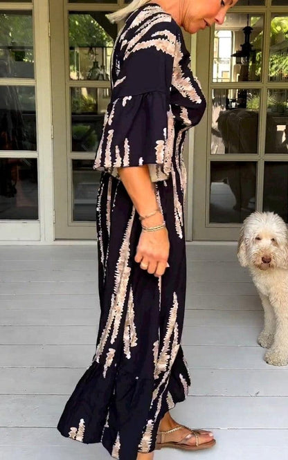 Clarice | Effortless Abstract Dress