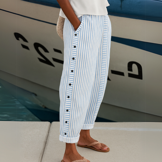 Elle | The Wear-Anywhere Stripe Pants