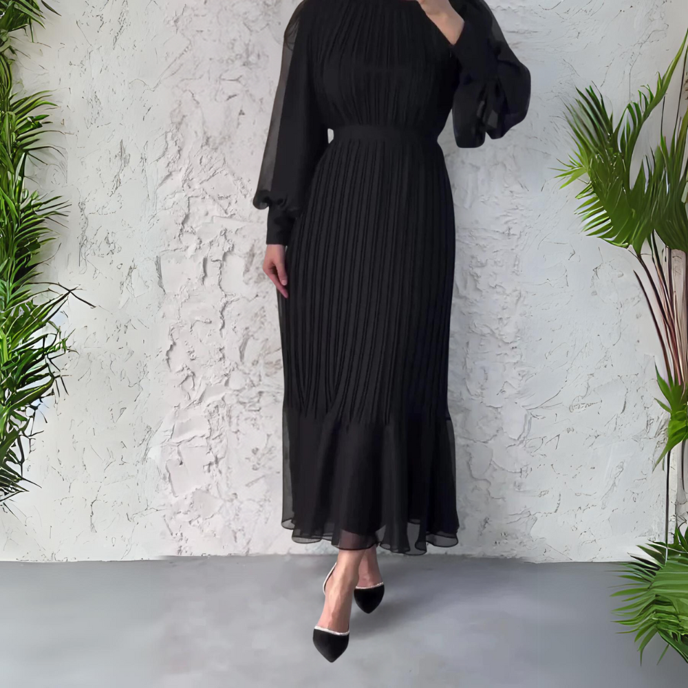 Hazel | Pleated Elegant Dress
