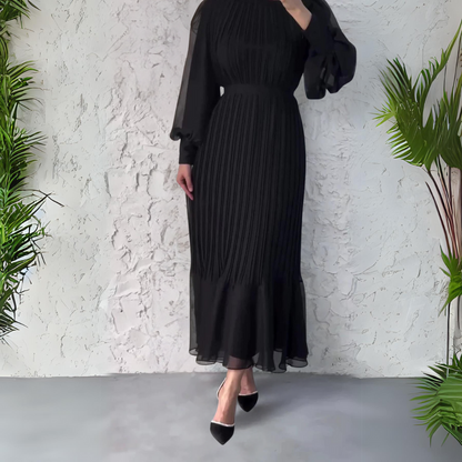 Hazel | Pleated Elegant Dress