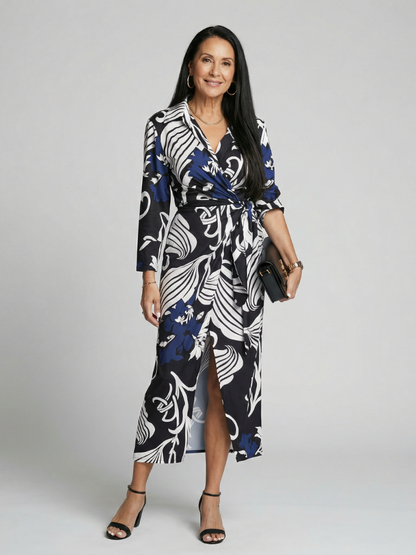 Elden | Relaxed Wrap Midi Dress