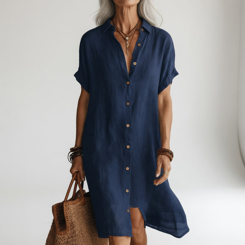 Tina | The Breathable All-Day Shirt Midi