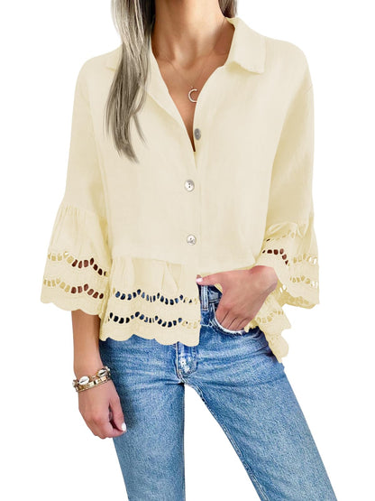 Eleanor™ | Timeless Lace Blouse