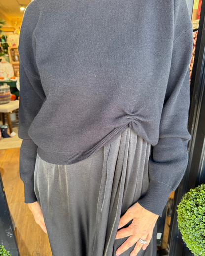 Twist Front Layered Dress