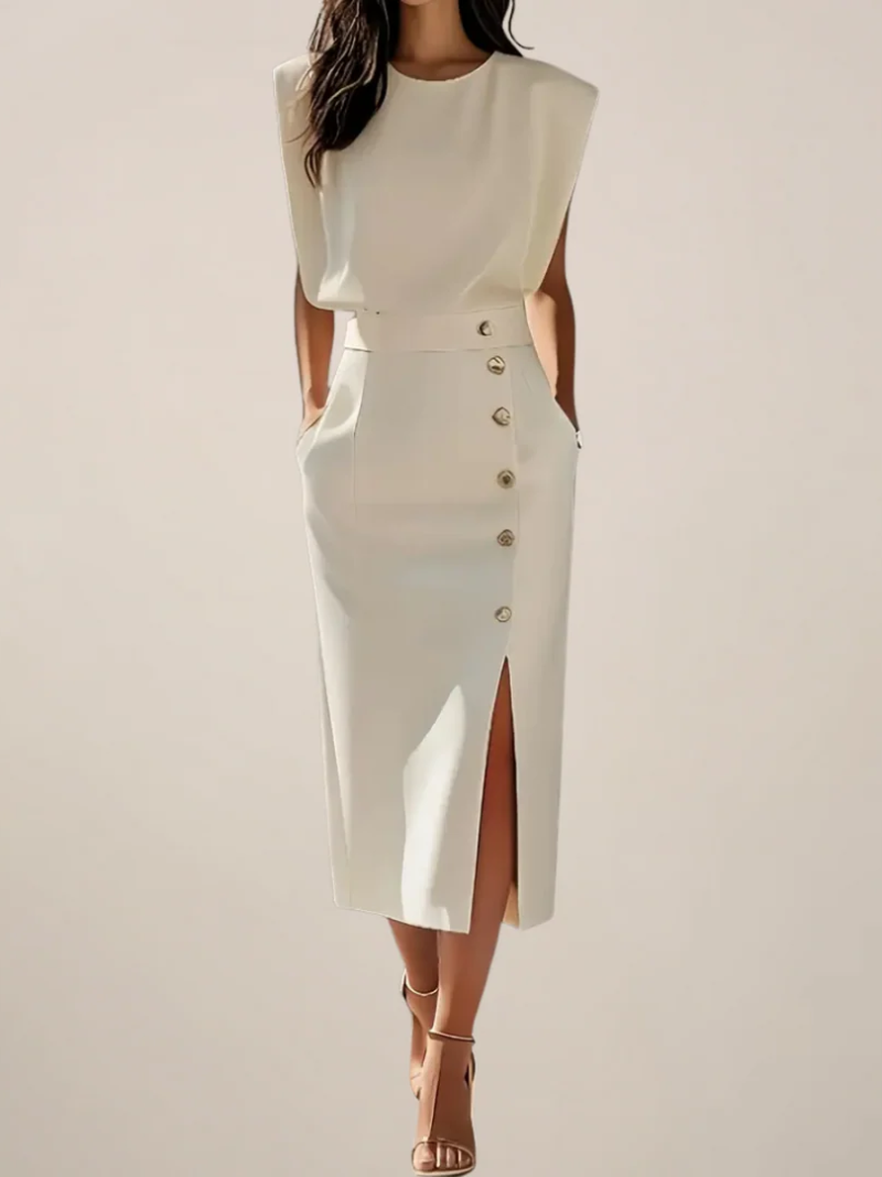 Dolly | Midi Dress with Side Slit