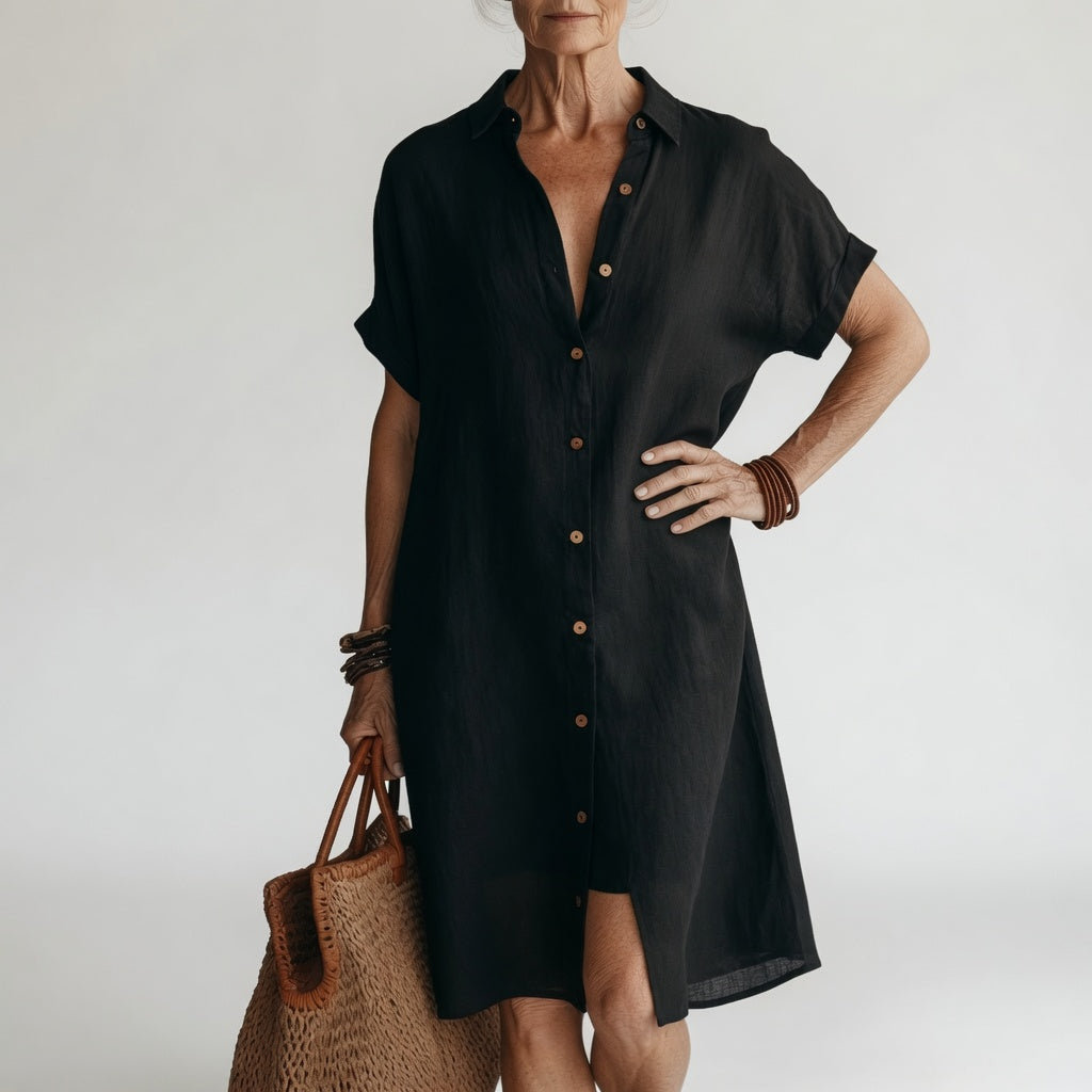 Tina | The Breathable All-Day Shirt Midi