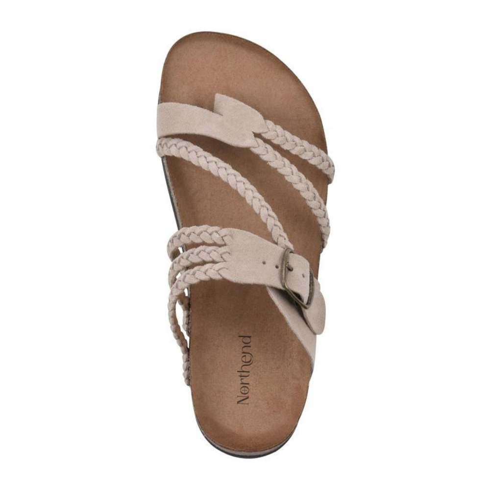 Susan | All-Day Braided Cork Sandal.
