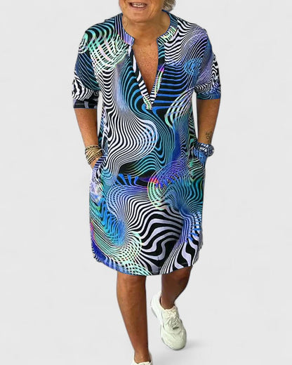 Helinae | Sophisticated V-neck Dress