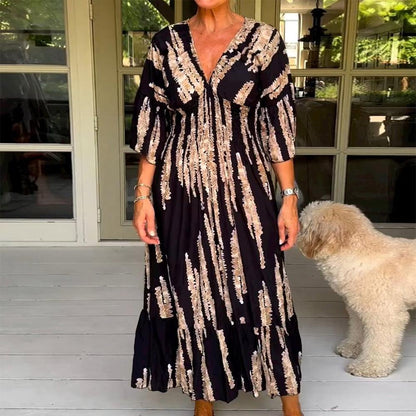 Clarice | Effortless Abstract Dress