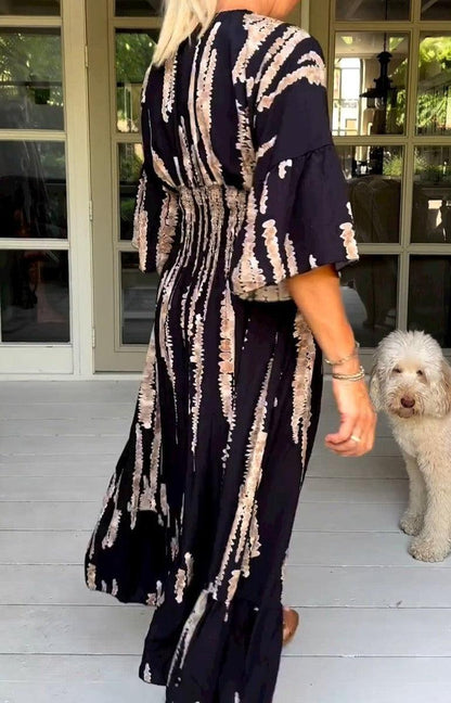Clarice | Effortless Abstract Dress