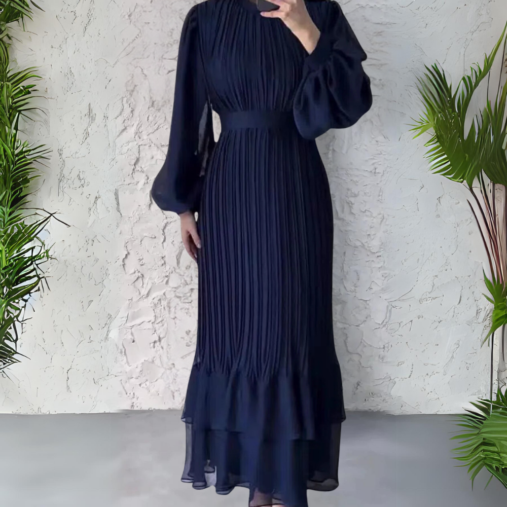 Hazel | Pleated Elegant Dress