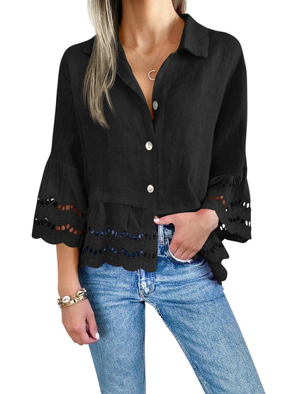 Eleanor™ | Timeless Lace Blouse