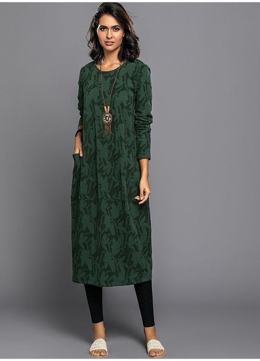 Vivian | Flattering Midi Dress With Pockets