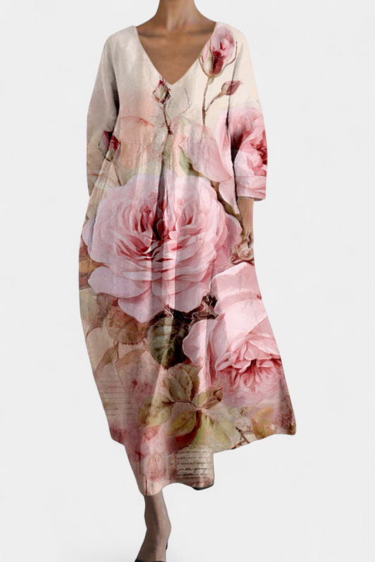 Lorraine | Comfortable V-neck Dress