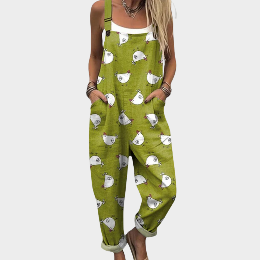 Linda | Printed Comfort Jumpsuit