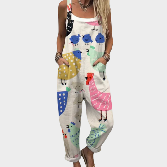 Peggy | Printed Comfort Jumpsuit
