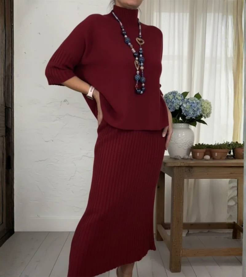Debora | The Ribbed All-Day Midi Set