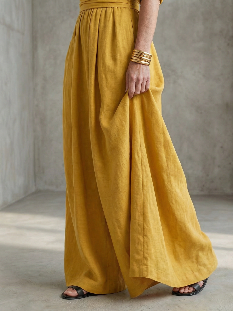 Dorothy | Wide-Leg Crossover Jumpsuit