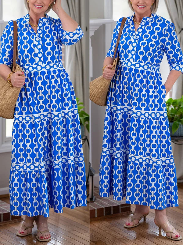 Aliyah | Chain Link Midi Dress