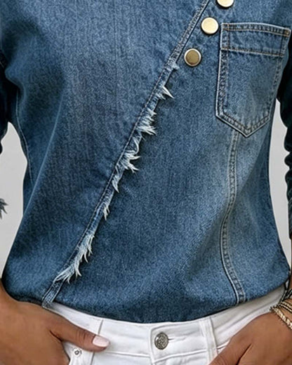 Blair | The Elegant All-Day Denim Blouse
