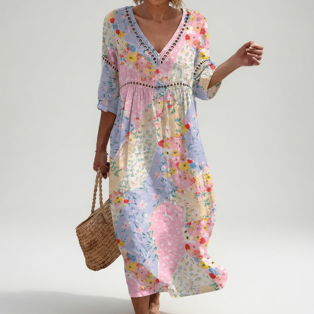 Lysiane | The Charming Floral All-Day Dress