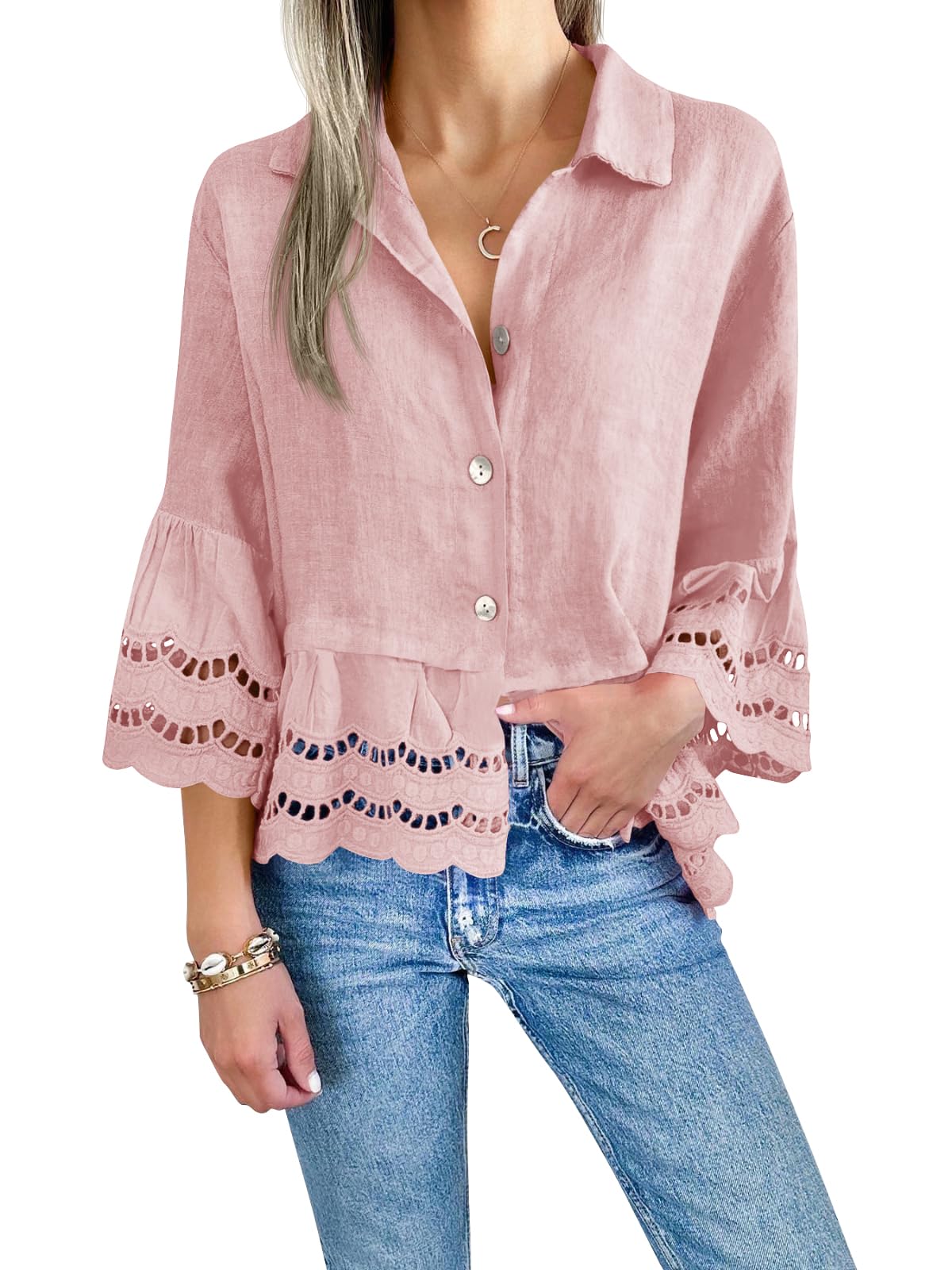 Eleanor™ | Timeless Lace Blouse