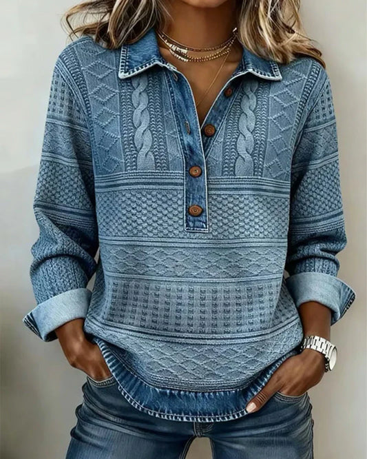 Claire | Stylish Collar Top
