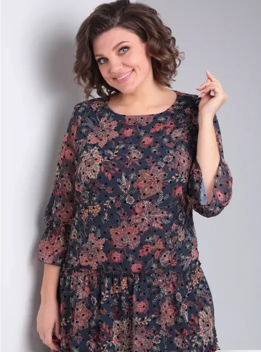 Oriane | Elegant Floral Dress with a Timeless Style