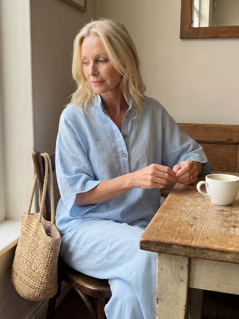 Carolyn | Button Tunic & Pants Set