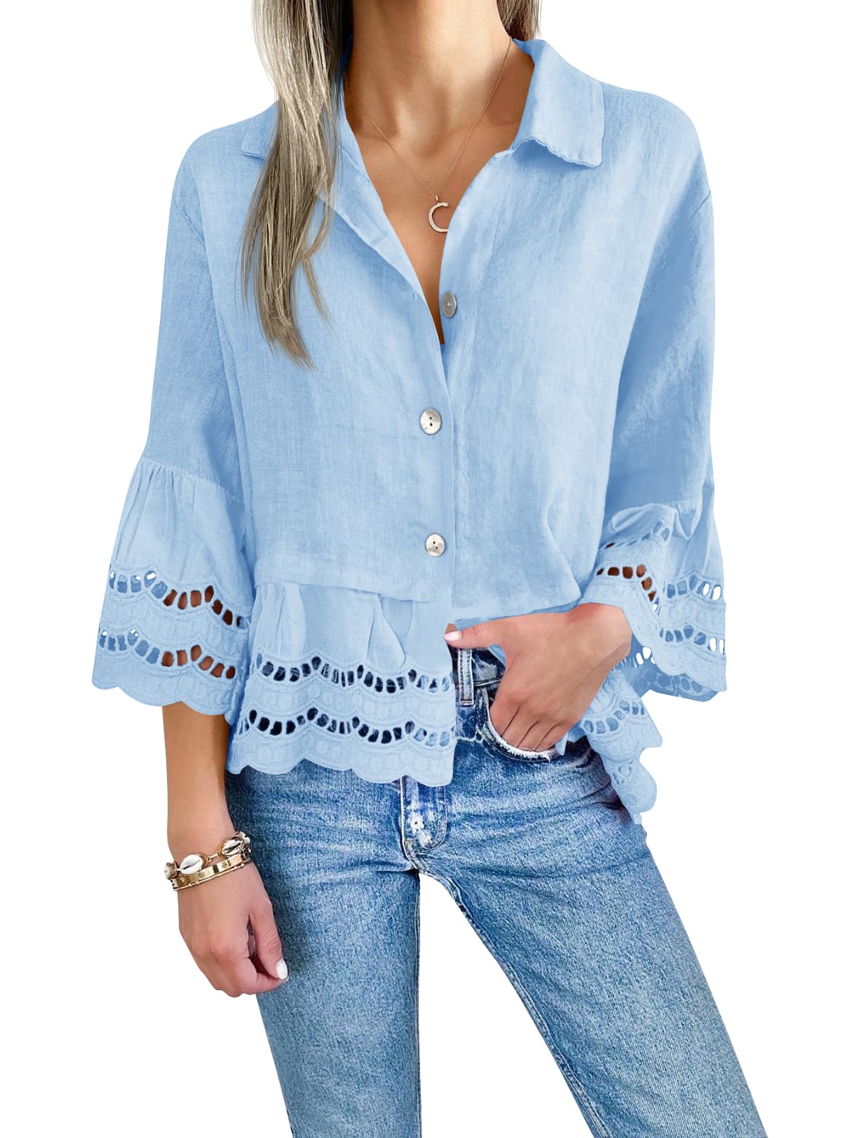 Eleanor™ | Timeless Lace Blouse